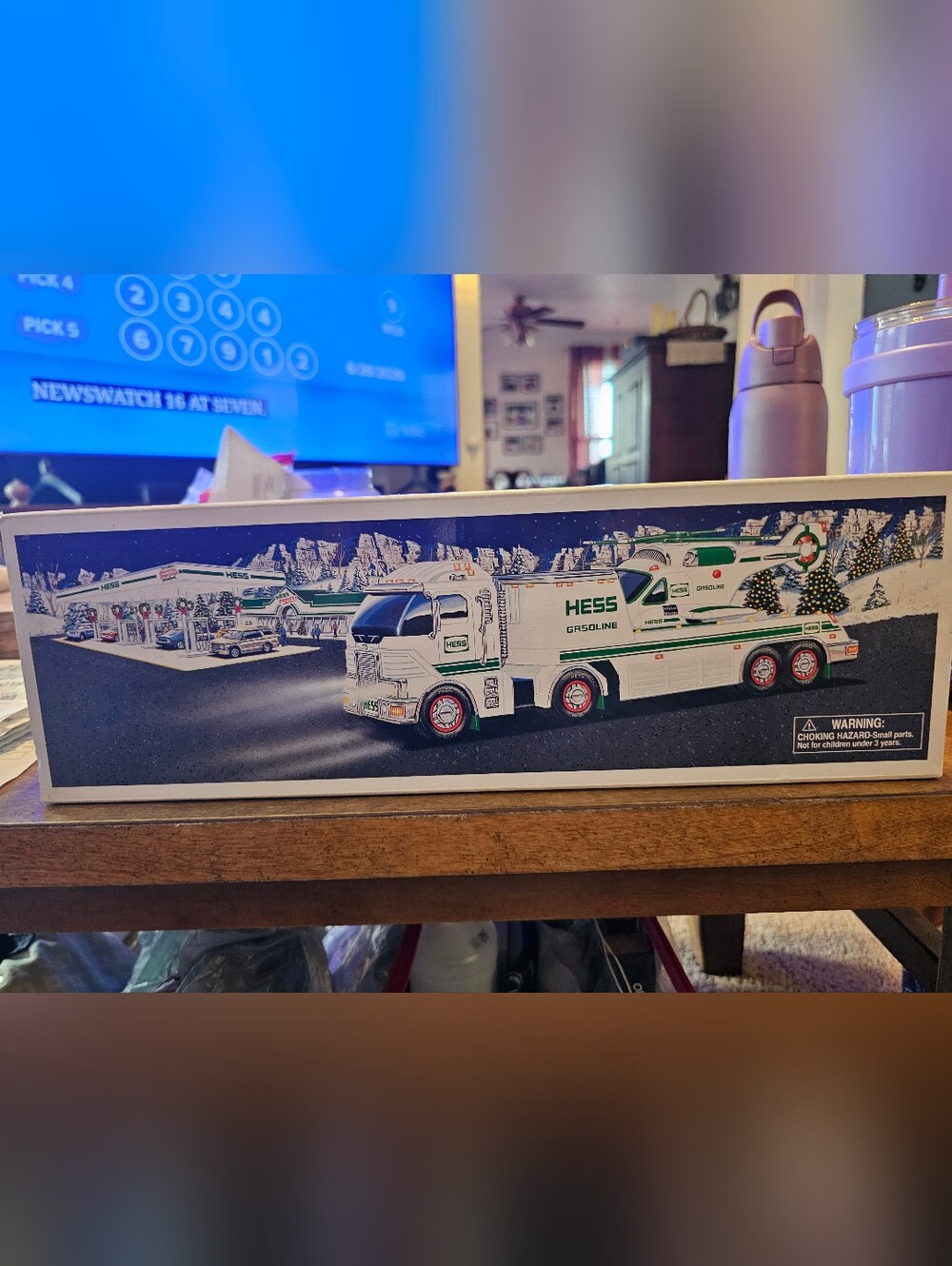 2006 HESS White and Green Truck & Helicopter Collector Set